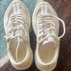 Zara Kids White and Yellow Sneakers